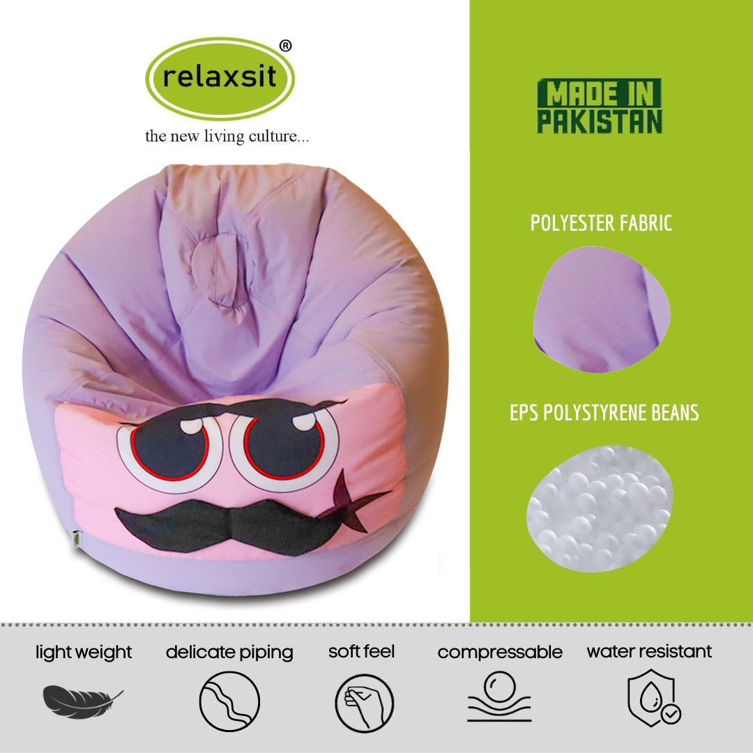 Relaxsit Monster Bean Bag – Medium-Sized Bean Bag Sofa – A Perfect Seating Solution for Youngsters -  - Relaxsit