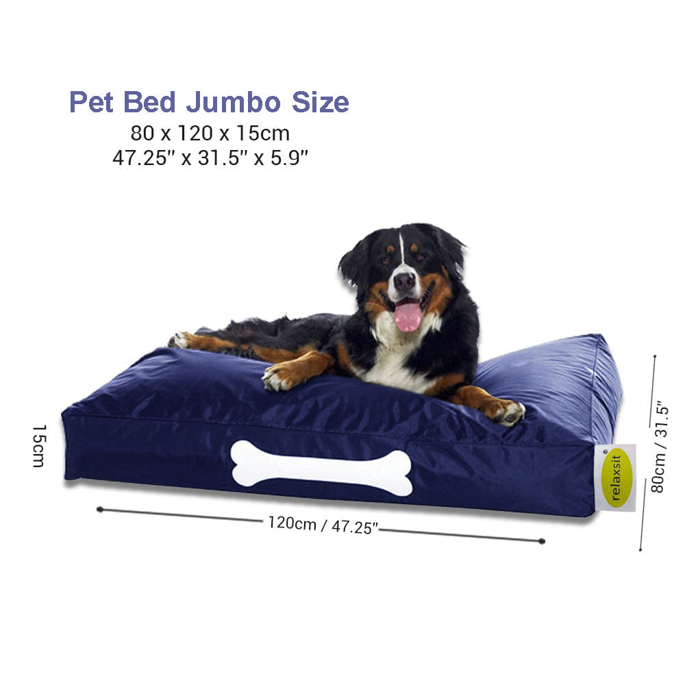 Jumbo Size  Washable Waterproof Pet Bed Filled with Beans Removable Cover for cats & Dogs
