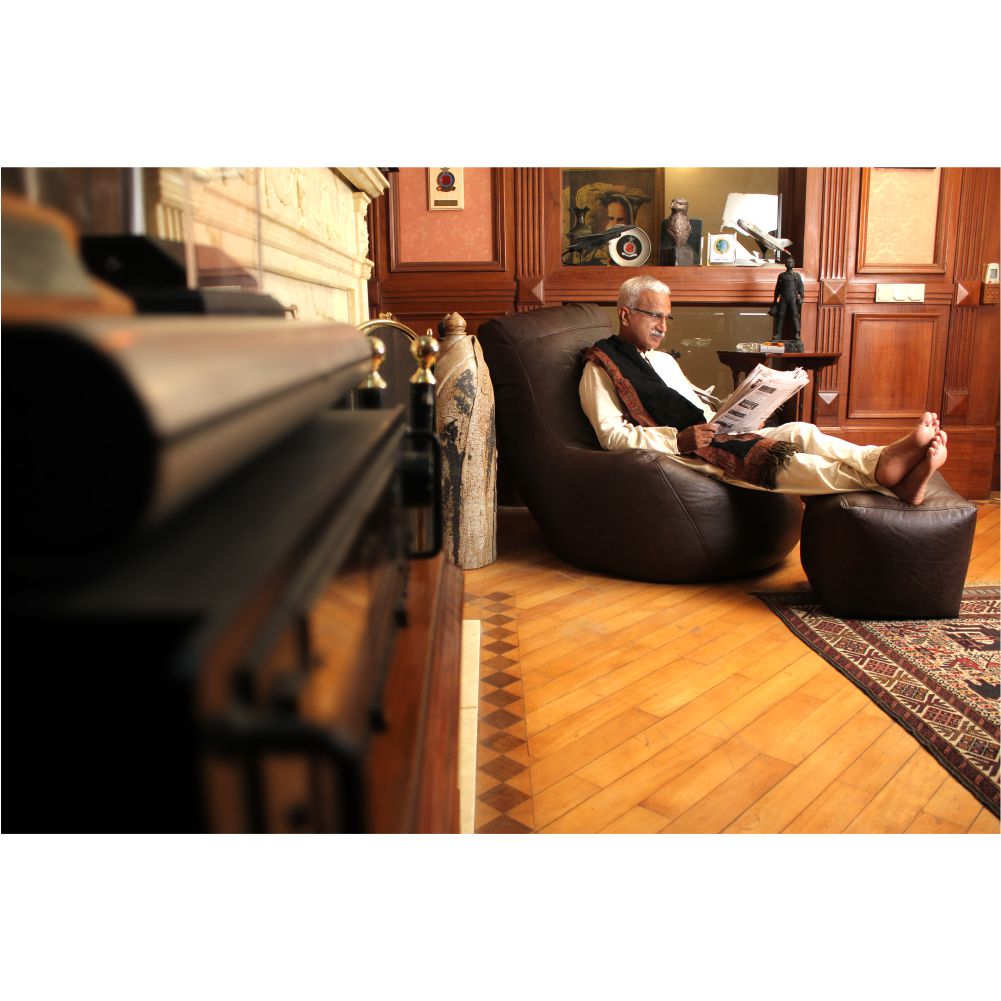 Faux Leather Comfy Bean Bag Chair -  - Relaxsit