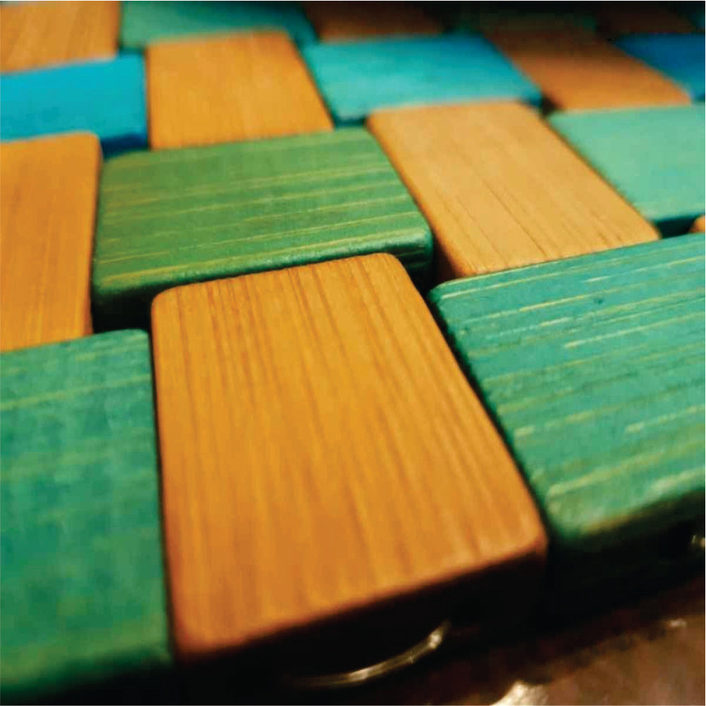 Bamboo Place Mats, Trolly mat, Dining Mat, Decoration for Table Set of 6 + 2 Free hot mats