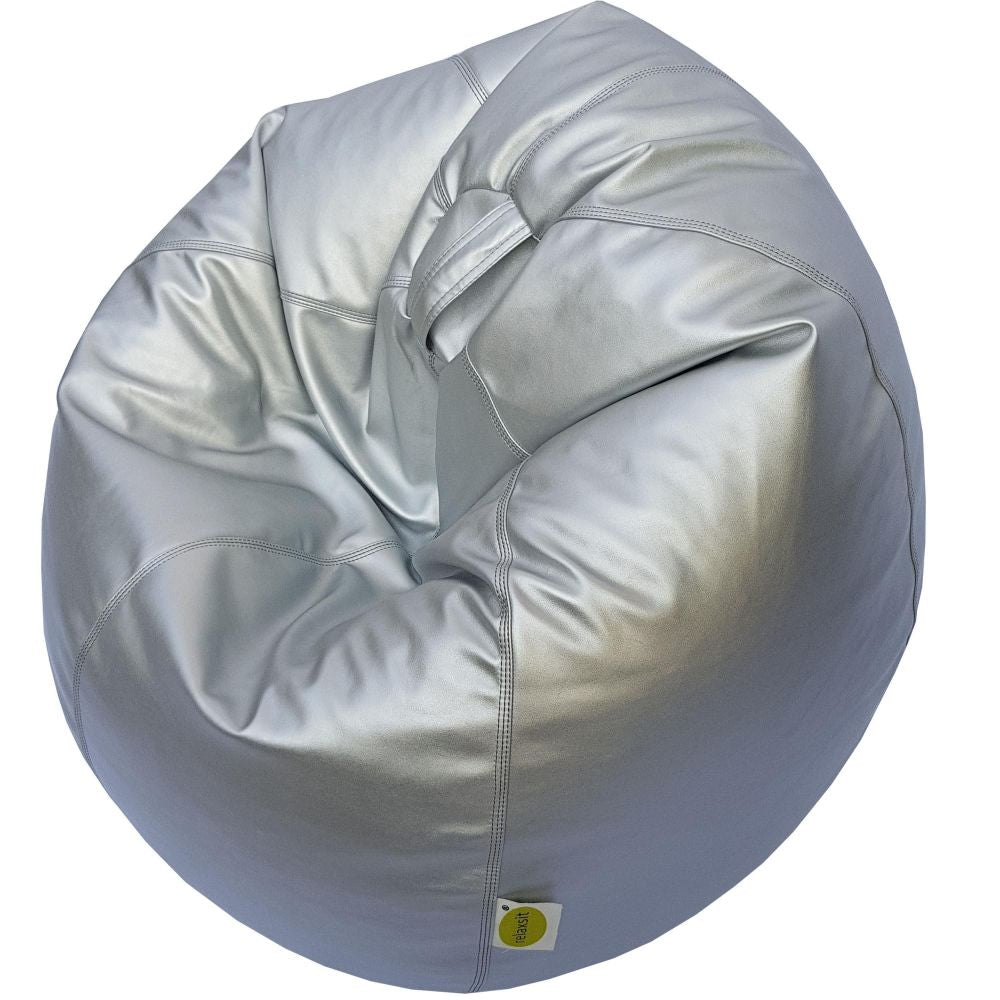 Relaxsit Puffy Leather Bean Bag – Versatile Comfy Bean Bag for Lounge and Bedroom – Water-Repellant Dim. 110x80cm - Relaxsit