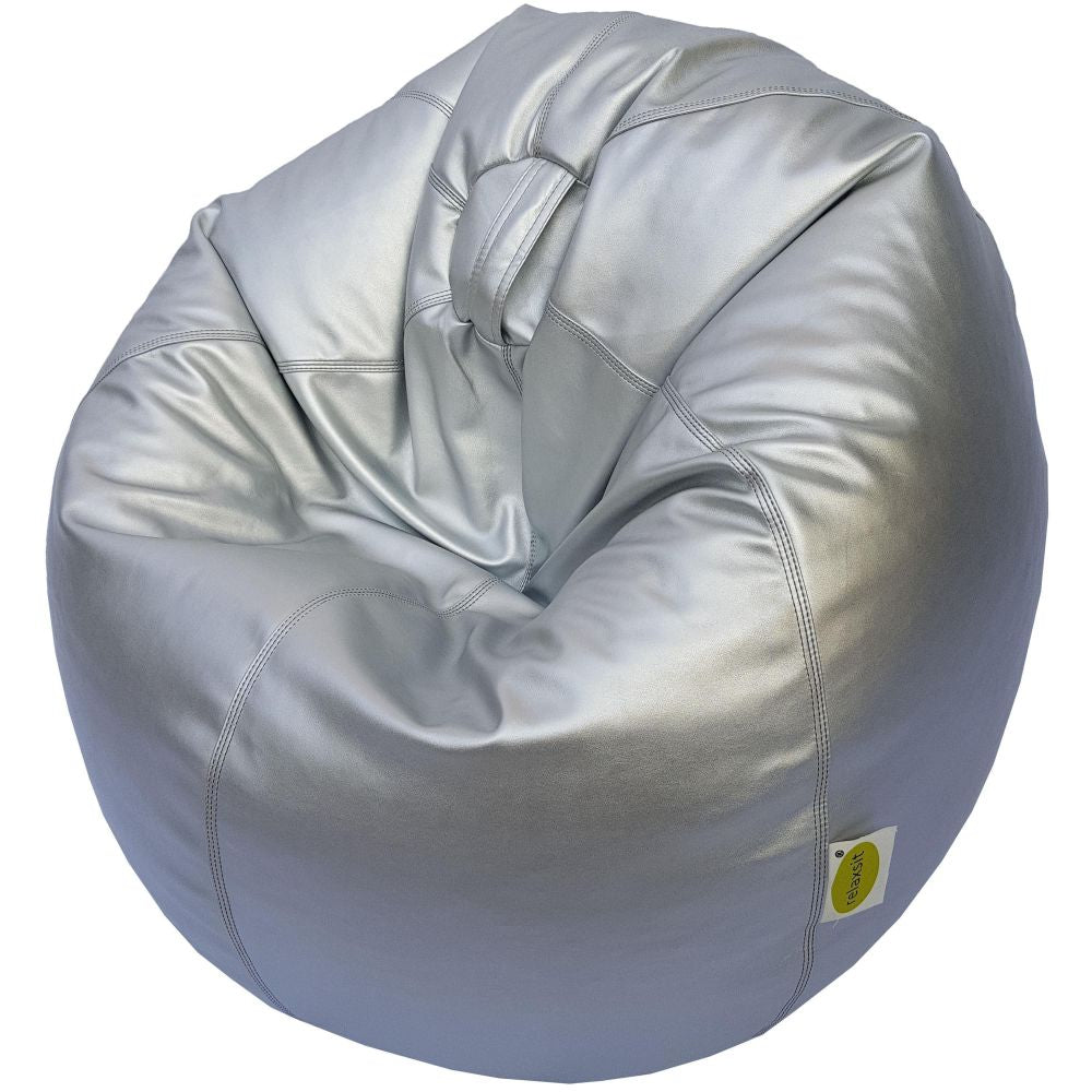 Relaxsit Puffy Leather Bean Bag – Versatile Comfy Bean Bag for Lounge and Bedroom – Water-Repellant Dim. 110x80cm - Relaxsit