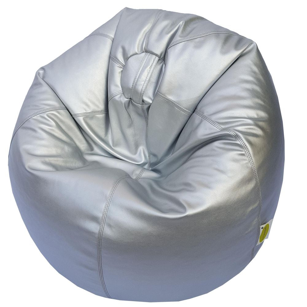 Relaxsit Puffy Leather Bean Bag – Versatile Comfy Bean Bag for Lounge and Bedroom – Water-Repellant Dim. 110x80cm - Relaxsit