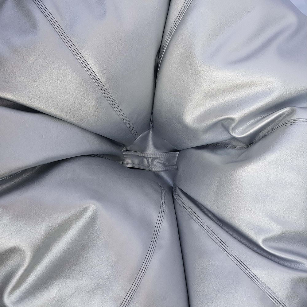 Relaxsit Puffy Leather Bean Bag – Versatile Comfy Bean Bag for Lounge and Bedroom – Water-Repellant Dim. 110x80cm - Relaxsit