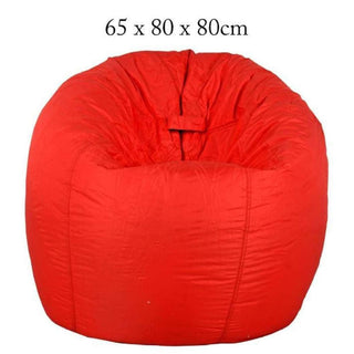 Puffy Plain Fabric Bean Bag Chair -  - Relaxsit