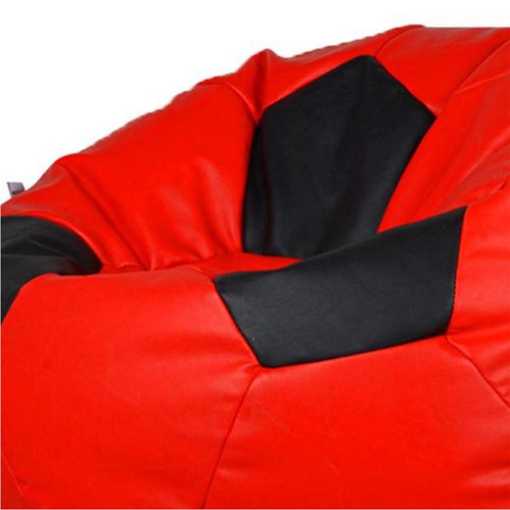 Queen Size Football Leather Bean Bag - Relaxsit