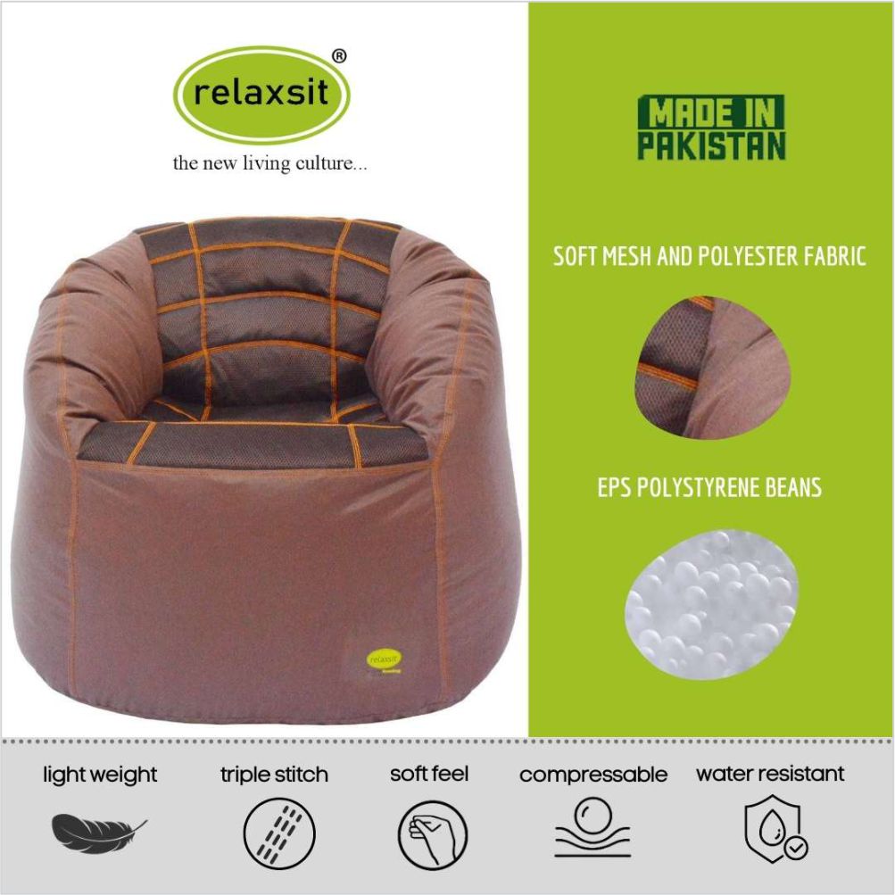 Relaxsit Bean Bag Sports Chair – Queen Sized Bean Bag Sofa - Relaxsit