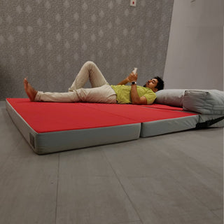 Couple Fold Out Z Chair Bed Fabric - Relaxsit