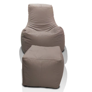 Faux Leather Comfy Bean Bag Chair -  - Relaxsit