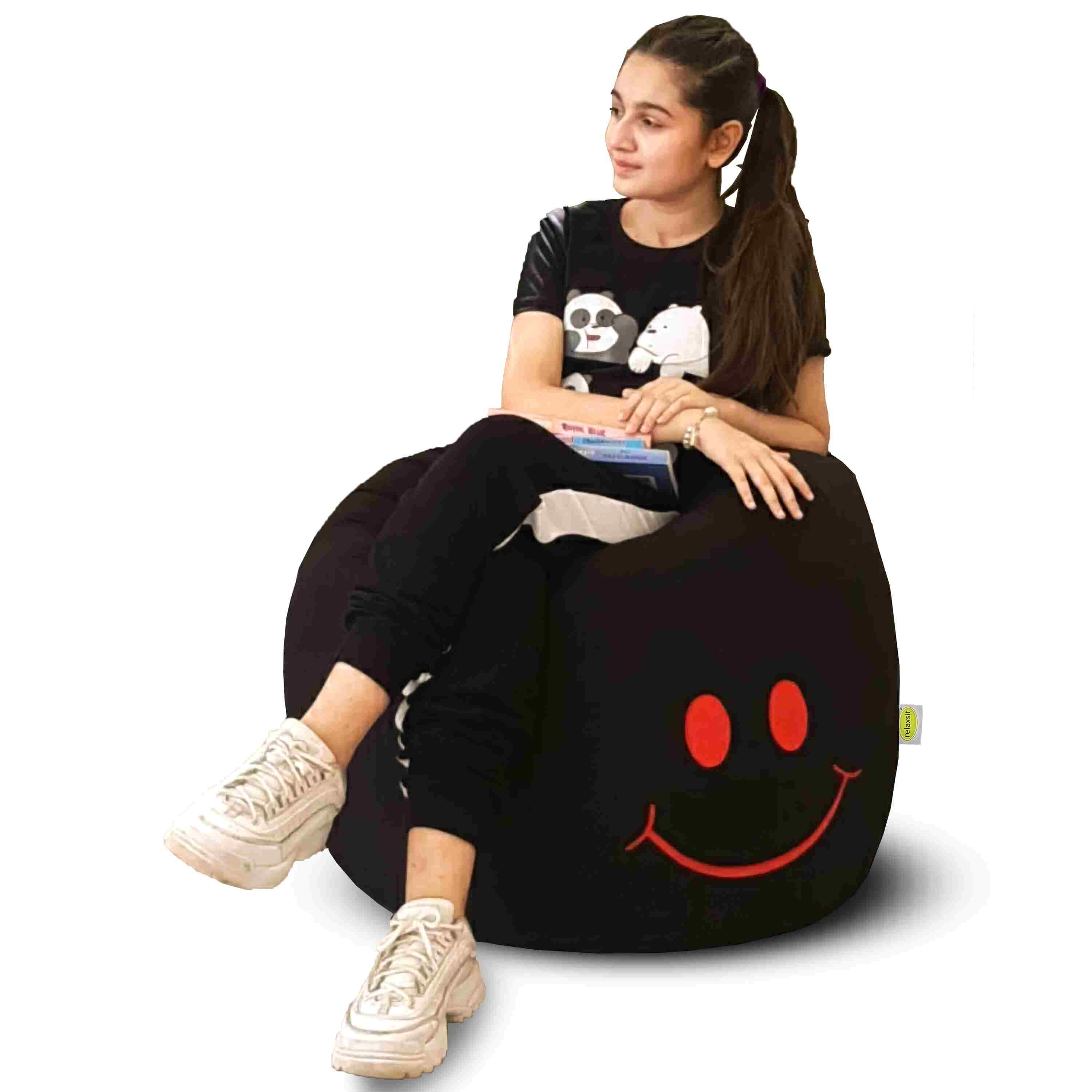 Smiley Face Bean Bag - Relaxsit