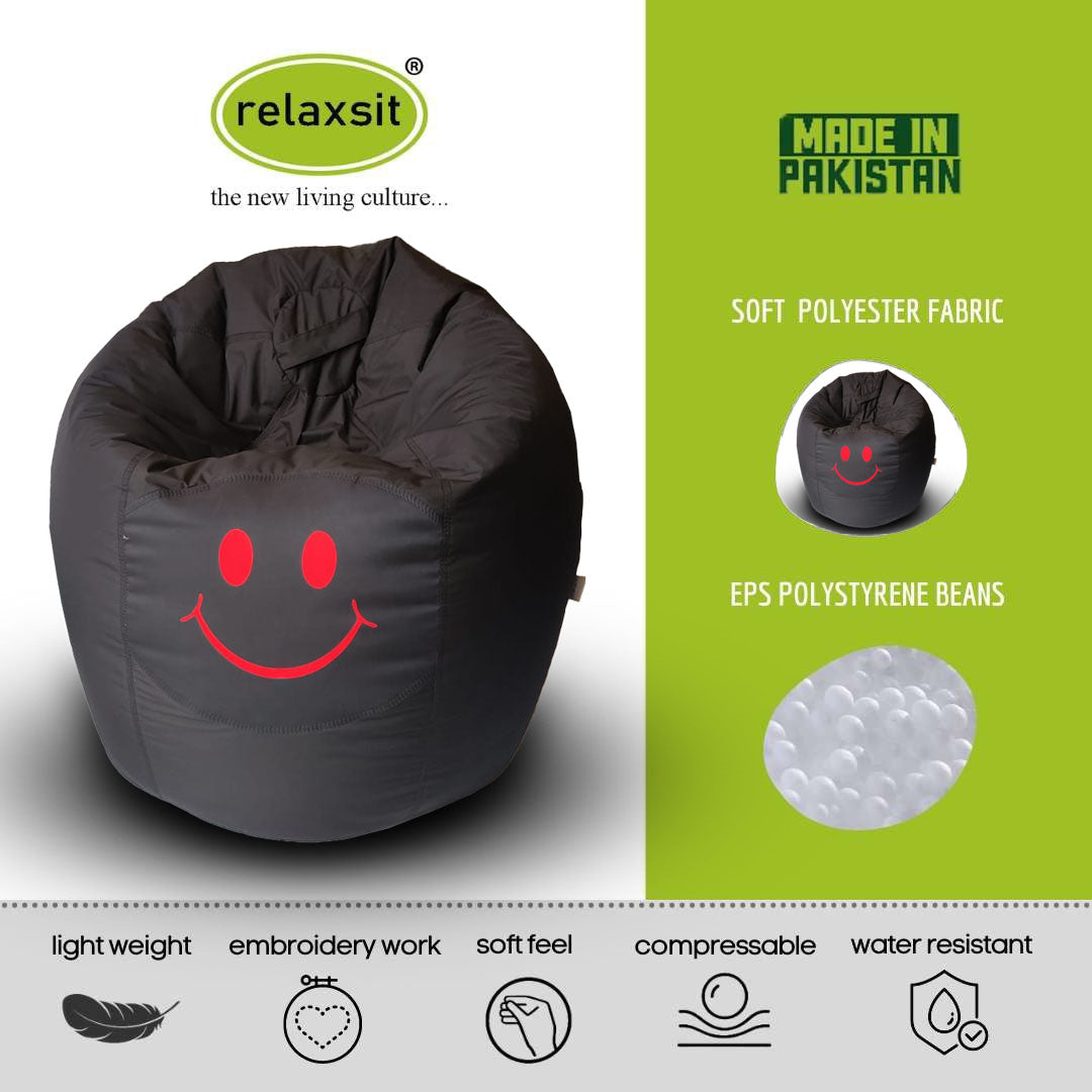 Smiley Face Bean Bag - Relaxsit