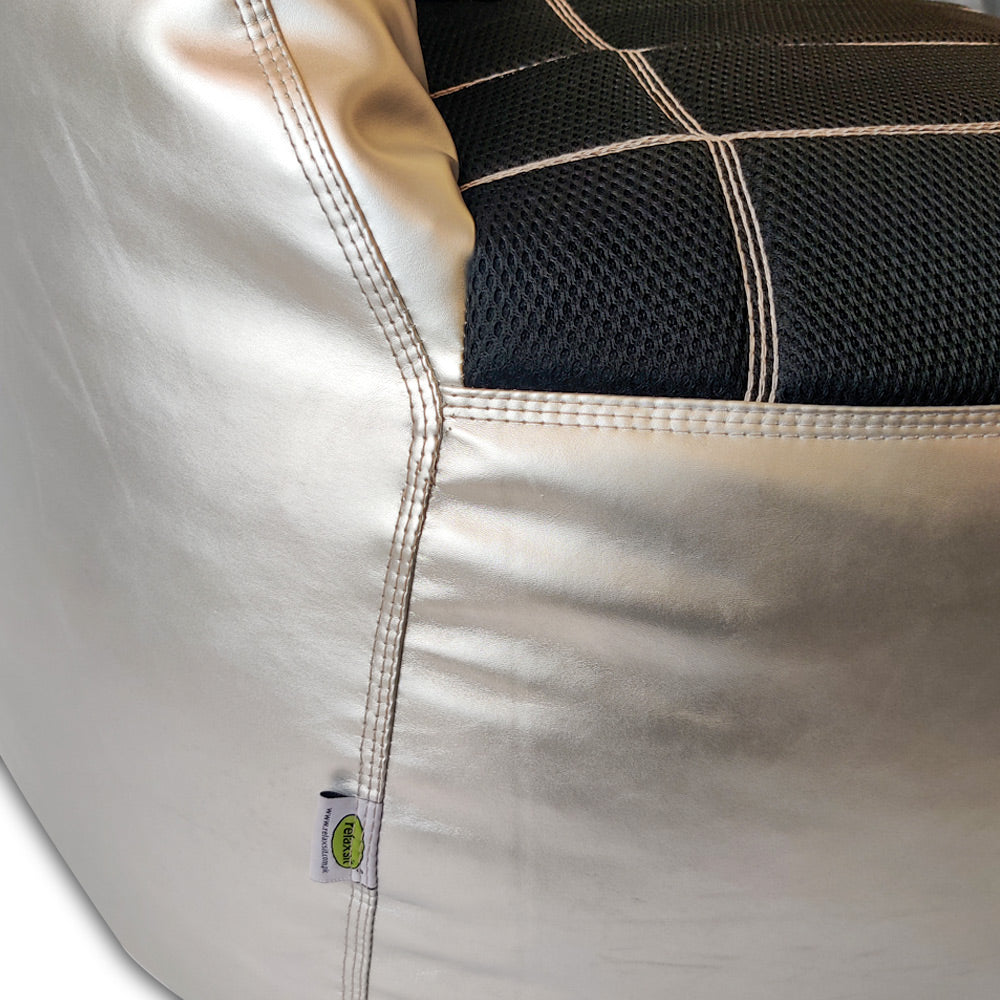 Sports Chair King Size Fabric Bean Bag Sofa - Xl Beanbag Sofa Chair L 110 x W 90 x H 85cm -  - Relaxsit