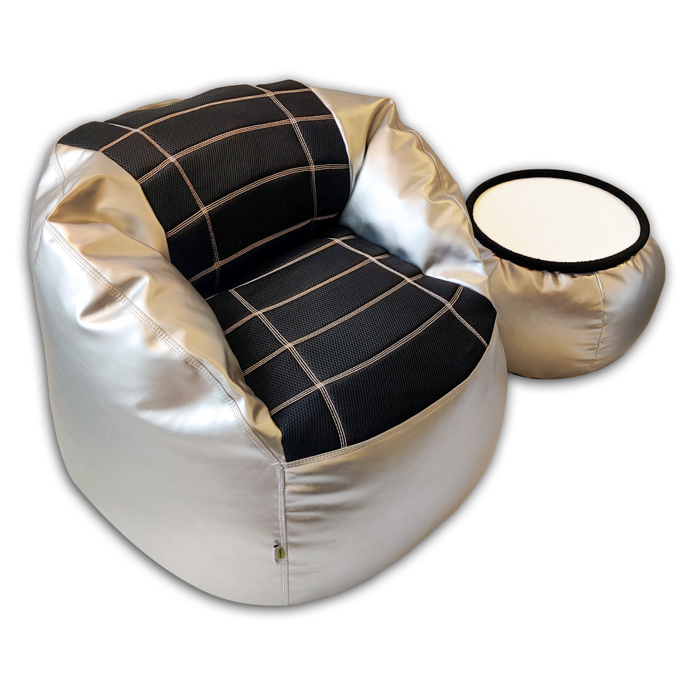 Sports Chair King Size Fabric Bean Bag Sofa - Xl Beanbag Sofa Chair L 110 x W 90 x H 85cm -  - Relaxsit