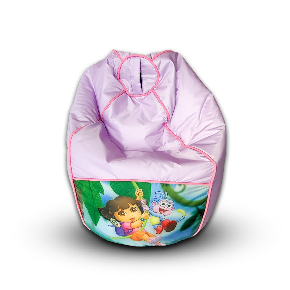 Toodler Cartoon Printed Bean Bag Sofa