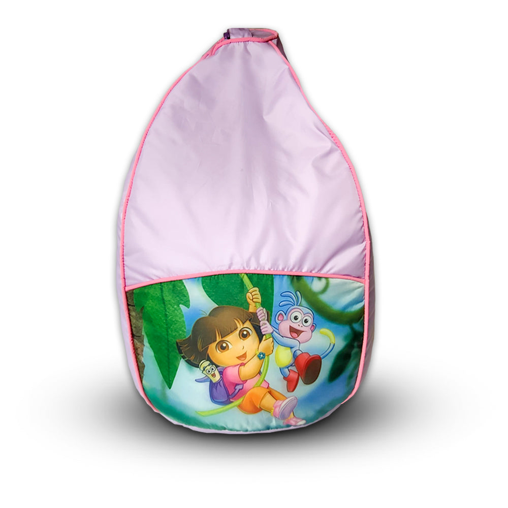 Toodler Cartoon Printed Bean Bag Sofa