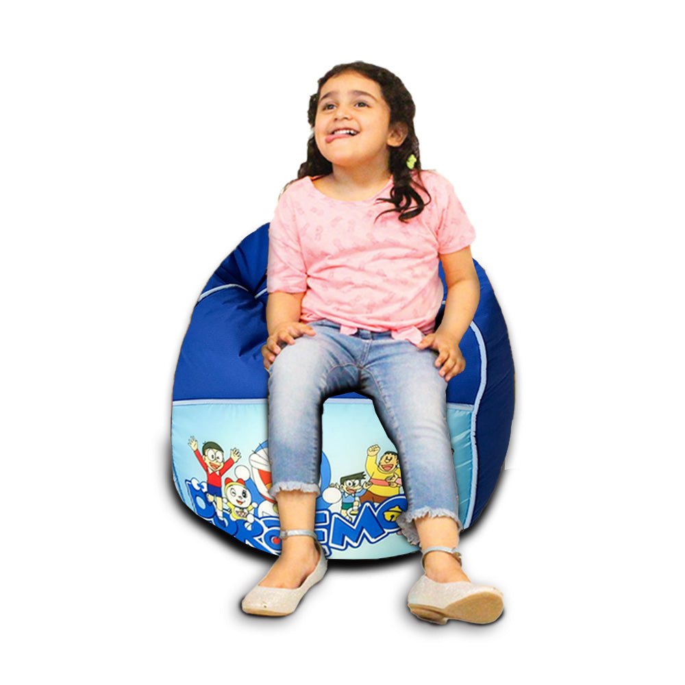 Toodler Cartoon Printed Bean Bag Sofa