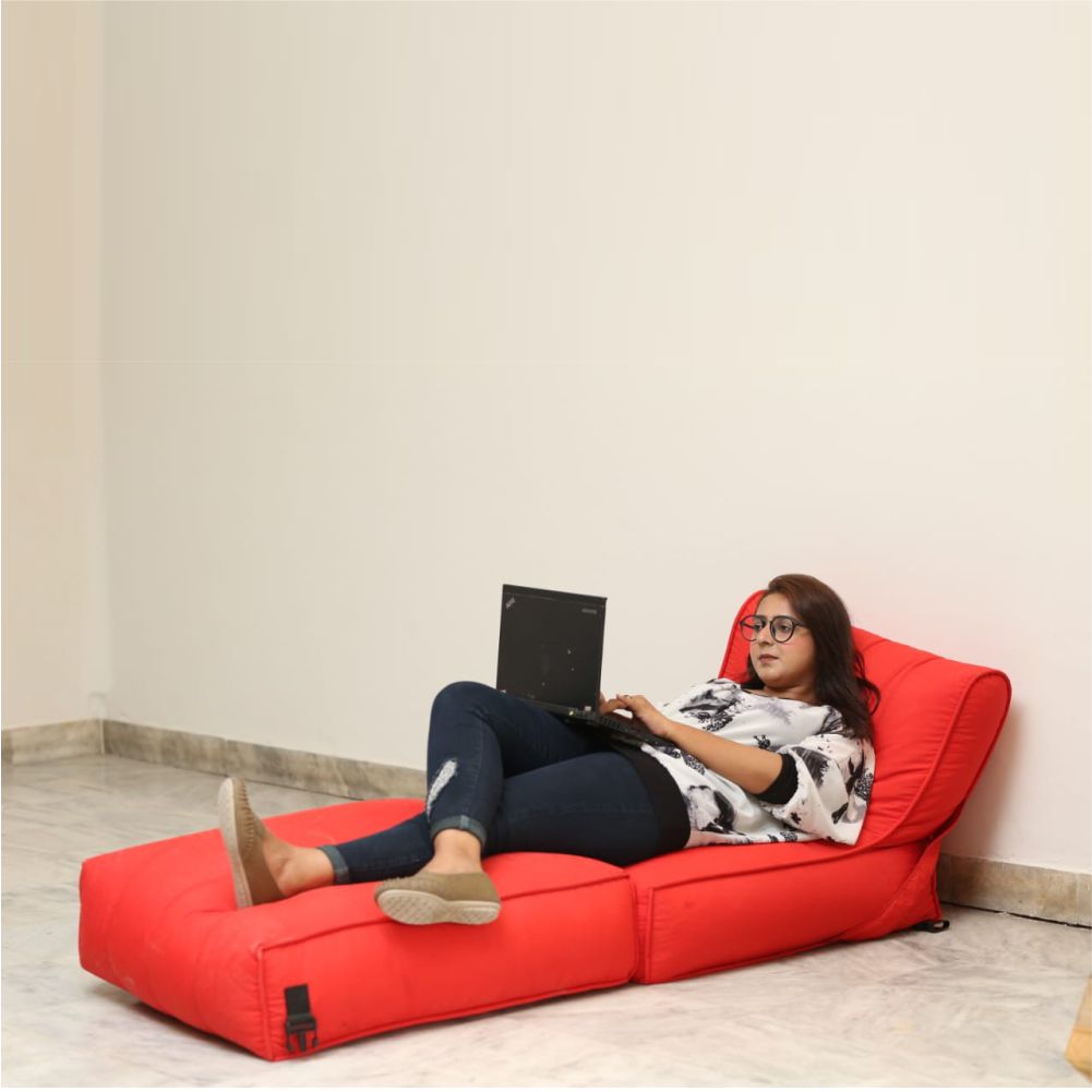 Relaxsit Wallow Bean Bag Bed Chair – Multipurpose Water Repellant Flip out Sofa – Polyester Bean Bag with Easy Refilling Option - Relaxsit