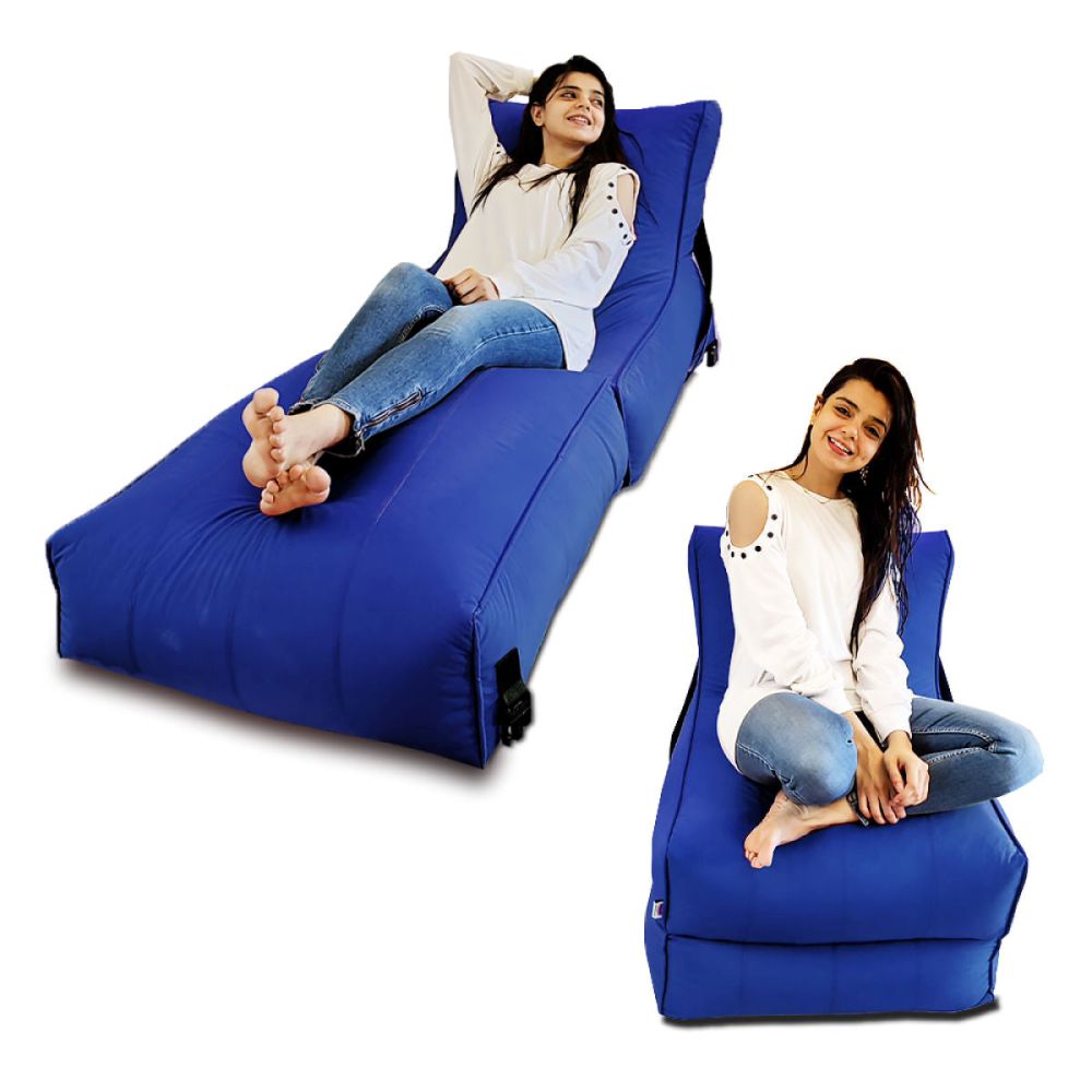 Relaxsit Wallow Bean Bag Bed Chair – Multipurpose Water Repellant Flip out Sofa – Polyester Bean Bag with Easy Refilling Option - Relaxsit