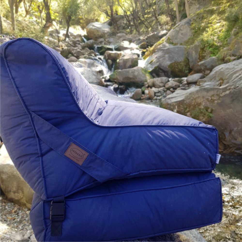 Relaxsit Wallow Bean Bag Bed Chair – Multipurpose Water Repellant Flip out Sofa – Polyester Bean Bag with Easy Refilling Option - Relaxsit