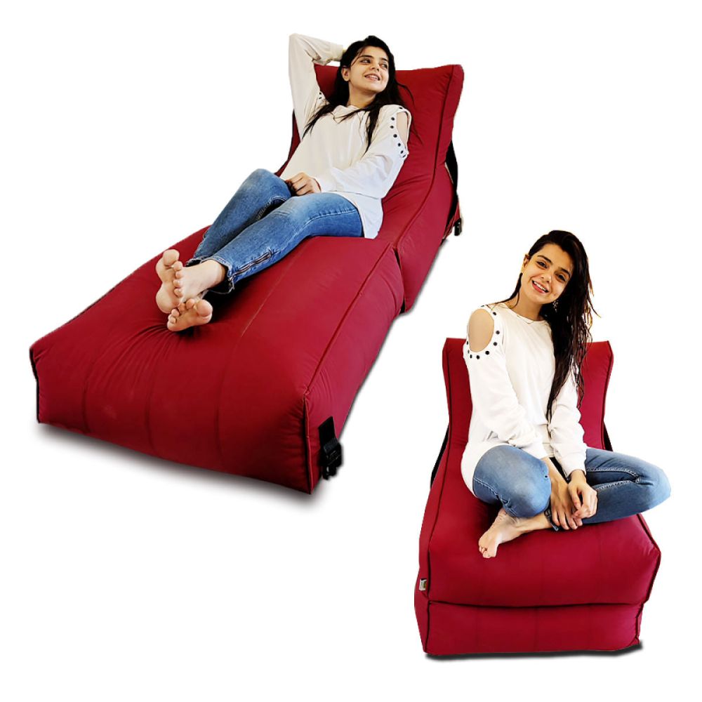Relaxsit Wallow Bean Bag Bed Chair – Multipurpose Water Repellant Flip out Sofa – Polyester Bean Bag with Easy Refilling Option - Relaxsit