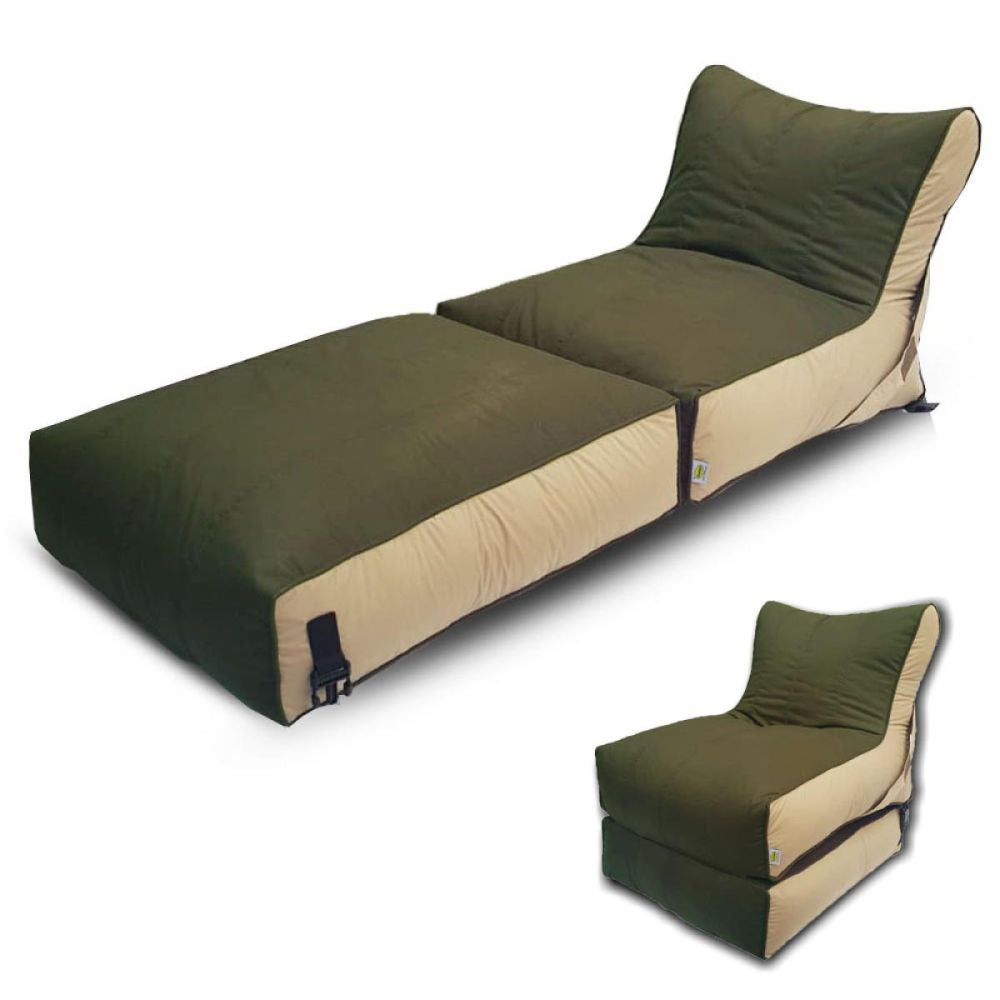Relaxsit Wallow Bean Bag Bed Chair – Multipurpose Water Repellant Flip out Sofa – Polyester Bean Bag with Easy Refilling Option - Relaxsit
