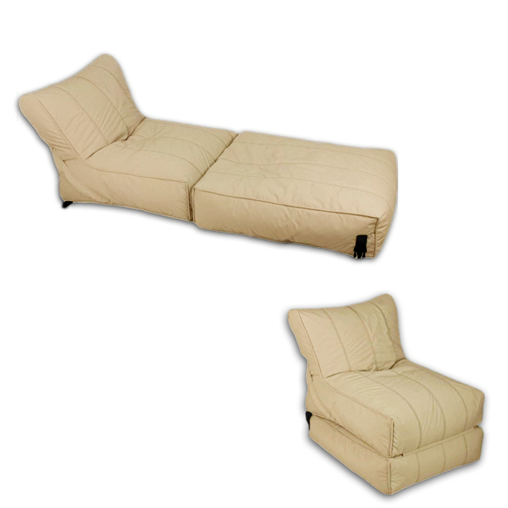 Relaxsit Wallow Bean Bag Bed Chair – Multipurpose Water Repellant Flip out Sofa – Polyester Bean Bag with Easy Refilling Option - Relaxsit