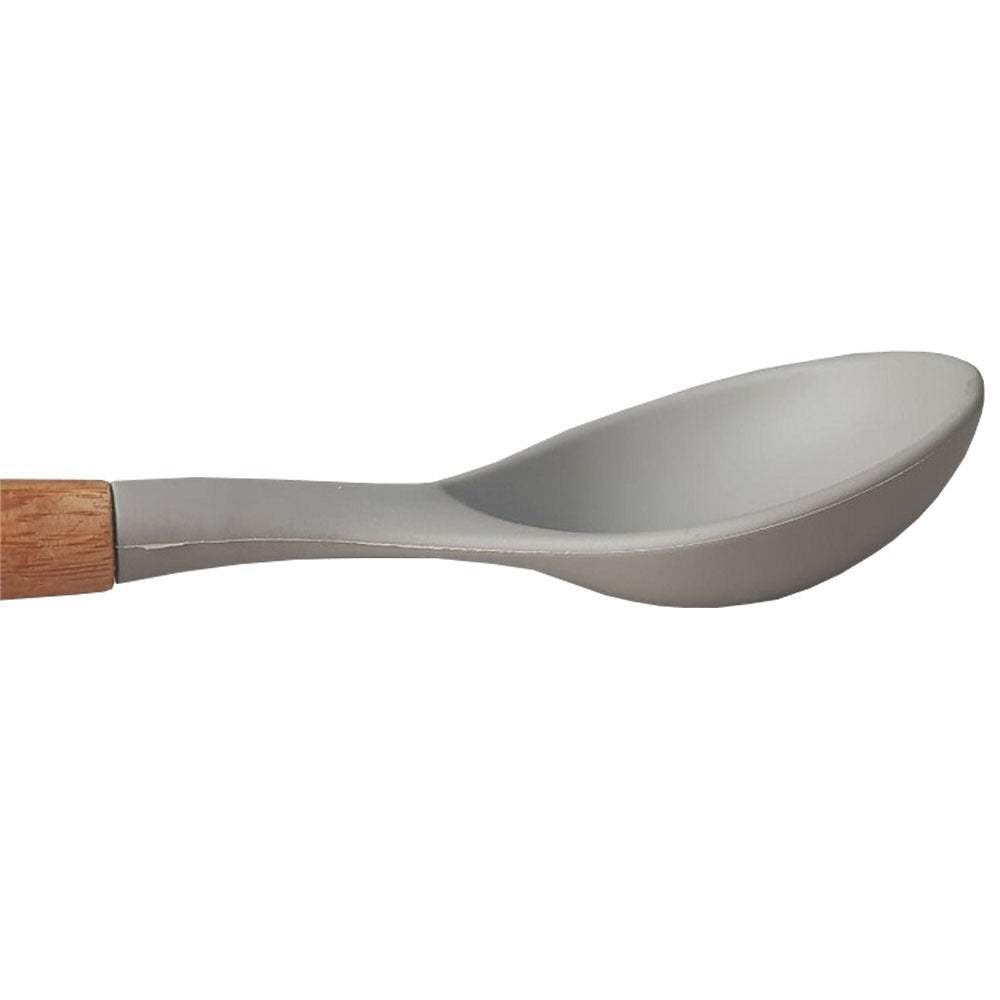 Silicone Cooking Spoon - Bamboo Handle Cooking Spoon - Relaxsit