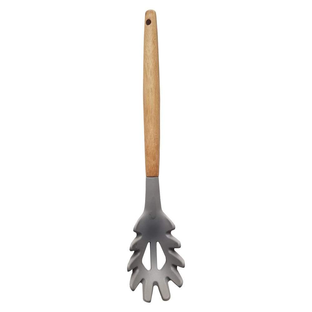 Silicone Cooking Spoon - Bamboo Handle Cooking Spoon - Relaxsit