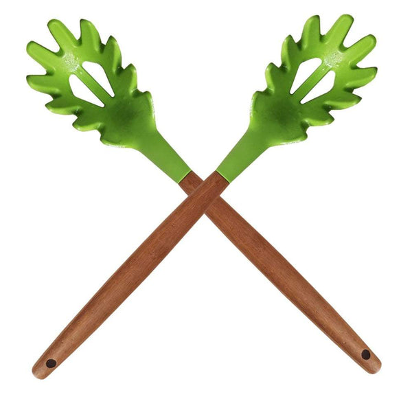 Silicone Cooking Spoon - Bamboo Handle Cooking Spoon - Relaxsit