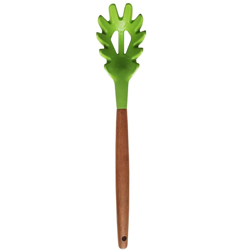 Silicone Cooking Spoon - Bamboo Handle Cooking Spoon - Relaxsit