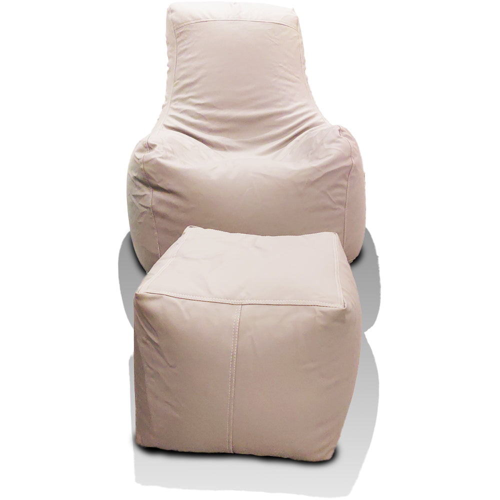 Faux Leather Comfy Bean Bag Chair -  - Relaxsit
