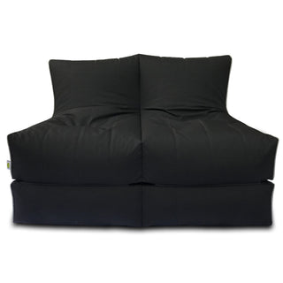 relaxsit Couples Wallow Flip-Out Lounger 2 sitter sofa cum bed water repellant cotton look polyester mis fabric