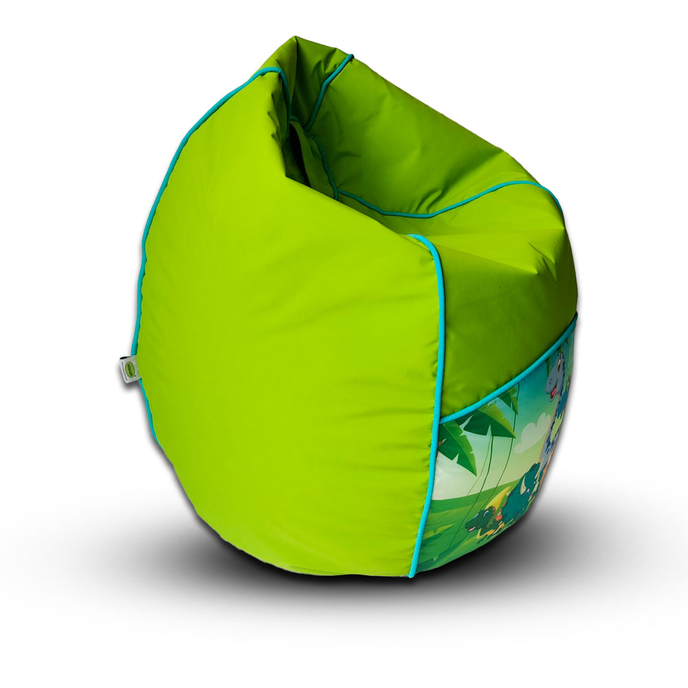 Toodler Cartoon Printed Bean Bag Sofa