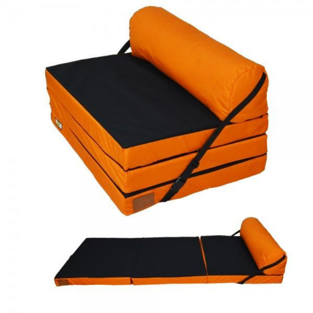 Fold Out Z Chair Bed Fabric Single Chair - Relaxsit