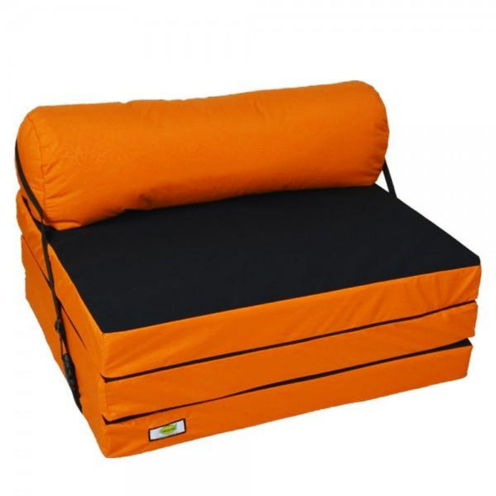 Fold Out Z Chair Bed Fabric Single Chair - Relaxsit